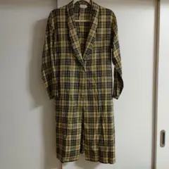 LEPSIM レプシィム チェックシャツロングコート チェックコート