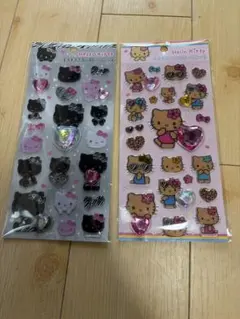 キラキララインストーンシール　ハローキティ シール 2シートセット