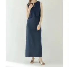 mystic ワンピース　ノースリーブ　フリーサイズ　春夏