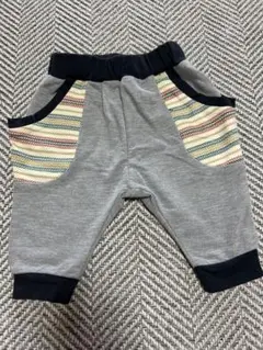 西松屋　パンツ　ズボン　80 新品　ベビー　グレー