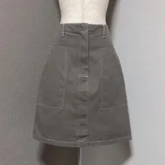 ミスティック 配色 ステッチ ビック ポケット ミニ スカートのサムネイル
