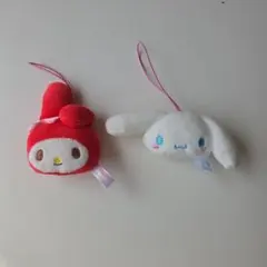 マイメロディ シナモン ぬいぐるみストラップ2個セット