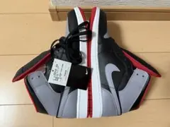 Nike Air Jordan 1 ブラック/グレー/レッド