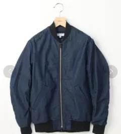 Beauty & youth ライトデニム MA-1