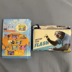 フラッシュ フラットミニポーチ　ズートピア2