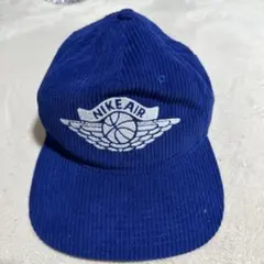 NIKE AIR コーデュロイ キャップ ブルー
