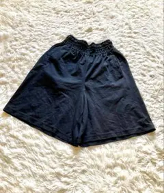 【シンプル】ユニクロ ハーフパンツ ショートパンツ ブラック 黒 XS 春夏