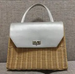 NOJESS　かごバッグ　シルバーのサムネイル