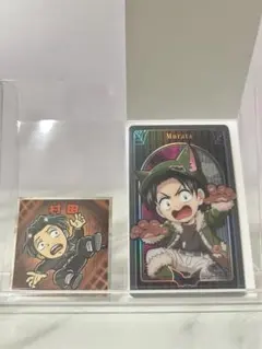 鬼滅の刃 メタリックカード、鬼滅の刃マンチョコ ♡村田さん♡セット