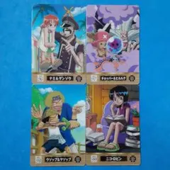 ワンピース 海賊王グミ カード 希少当時物 ナミ、ロビン、ウソップ
