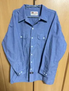 早い者勝ち　大人気　Dickies 長袖シャツ X-LARGE 青