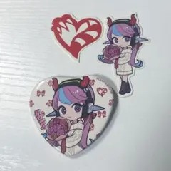 CR Selly バレンタイン缶バッジ&ステッカーセットのサムネイル
