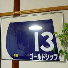 ゴールドシップ 額入りミニゼッケン - メルカリ