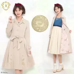 シークレットハニー ディズニー チップ コート クラリス・チップ＆デールモチーフのふわもこコート
