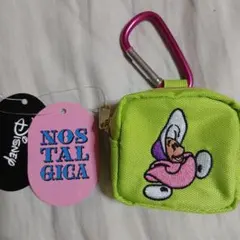 ディズニー ベビーオイスター カラビナ付きミニポーチ 新品