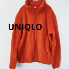 UNIQLO フリース　朱色　Mサイズ