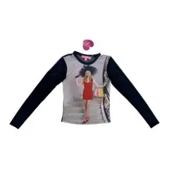 Dolls kill プリント 長袖トップス チュール 透け感 タグ付 XXS