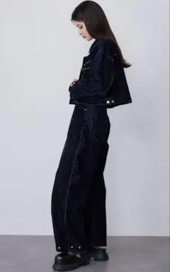 MURUA バレルレックデニムパンツ　ブラックのサムネイル