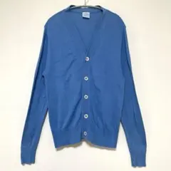 LETROYES ルトロワ / コットン カーディガン L ブルー Vネックのサムネイル