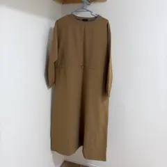 AMI ロングワンピース ブラウン