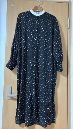 CHIGNON ドット　ロングシャツワンピース