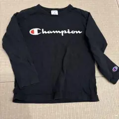 Champion 長袖カットソー 130 ブラック