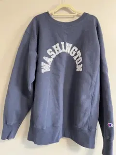 ☆ チャンピオン スウェット トレーナー リバースウィーブ ネイビー メンズXL