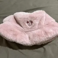 ディズニーリゾート ミッキーベレー帽 ピンク フリーサイズ