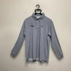 CUTTER & BUCK 長袖ポロシャツ グレー