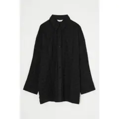 MOUSSY／EYELET LONG SHIR／長袖シャツ　黒　ブラック　フリーのサムネイル