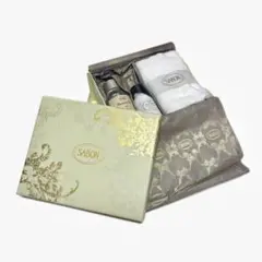 新品 SABON ギフトボックス デリケートジャスミン タオル付き　お風呂のサムネイル