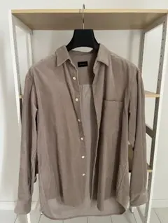 ベージュ コーデュロイシャツ　ユナイテッドアローズ