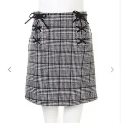 INGNI グレンチェック台形スカート