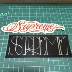 supreme ステッカー2種セット - メルカリ