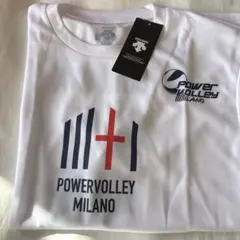新品 タグ付き 石川祐希 パワーバレーミラノ デサントコラボTシャツ 白