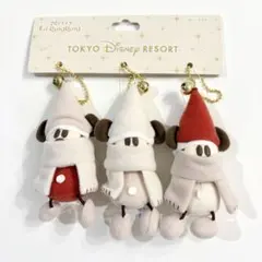 ディズニー リルリンリン ぬいぐるみチャーム クリスマス ミッキー 限定