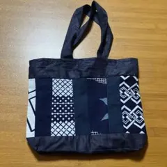 浴衣リメイクパッチワークバッグ5
