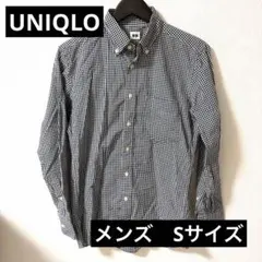 UNIQLO 유니클로 브로드 깅엄 체크 셔츠 버튼 다운 S