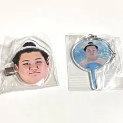 本場所限定 大相撲ガチャ フェイスヘアピン うちわ 大の里