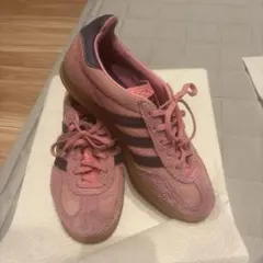 adidas GAZELLE ピンク スエード スニーカー