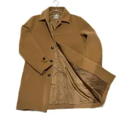 美品 nano universe チェスターコート Mサイズ メンズ キャメル