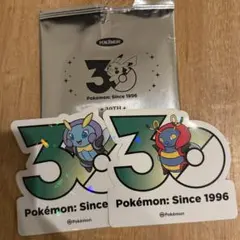 韓国　ポケモン　30周年　ステッカーのサムネイル