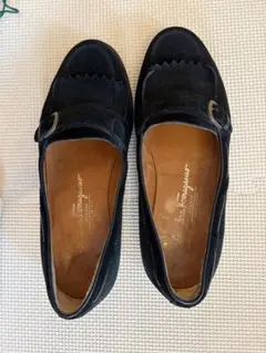 Salvatore Ferragamo スエード ローファー ブラック