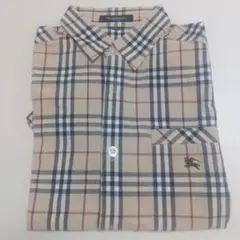【美品】BURBERRY チェック柄シャツ 140A