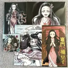 鬼滅の刃　全集中展　幕間画缶バッジ　ポストカード　竈門禰豆子