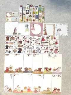 てるふく商店おすそ分け　ロールシール40枚ロール付箋4柄メモ17枚折り紙3枚