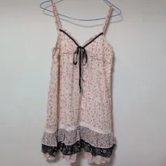 COLZA 花柄 キャミソール ノースリーブ Mサイズのサムネイル