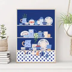 ポスター　アート　北欧　インテリア　カフェ　店舗　キッチン　リビング　玄関　A3