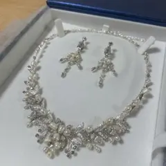 【美品】Love Tiara ネックレス イヤリング セット