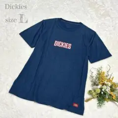 【ディッキーズ】Dickies メンズ Tシャツ 半袖 ネイビー L